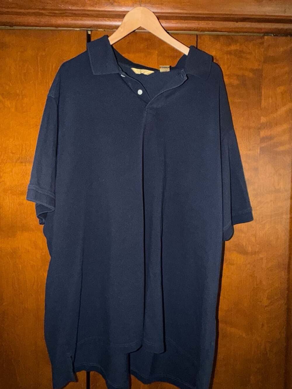Roundtree & Yorke Gold Label Men's Navy Blue 3X Polo Shirt